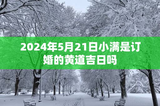 2025年5月21日小满是订婚的黄道吉日吗