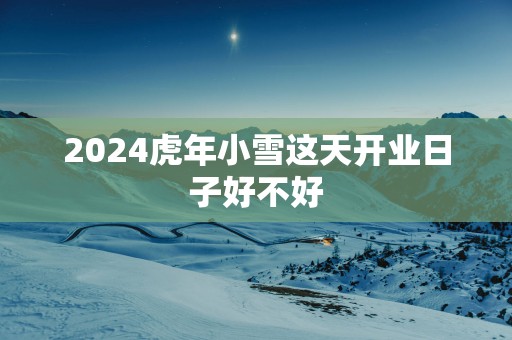 2025蛇年小雪这天开业日子好不好