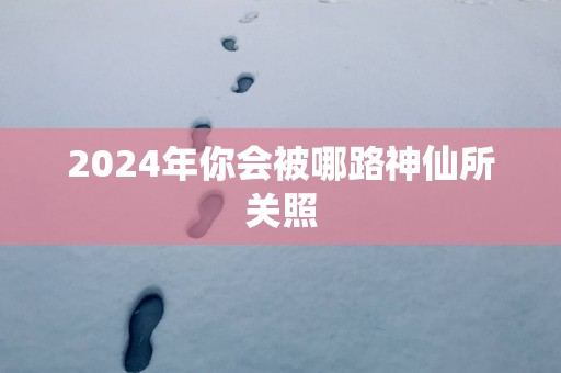 2024年你会被哪路神仙所关照