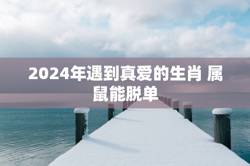 2025年遇到真爱的生肖 属鼠能脱单