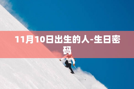11月10日出生的人-生日密码