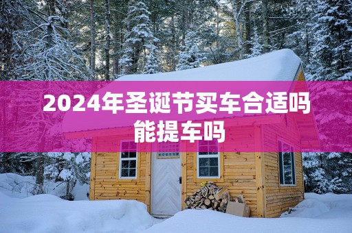 2025年圣诞节买车合适吗 能提车吗