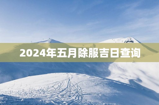2025年五月除服吉日查询