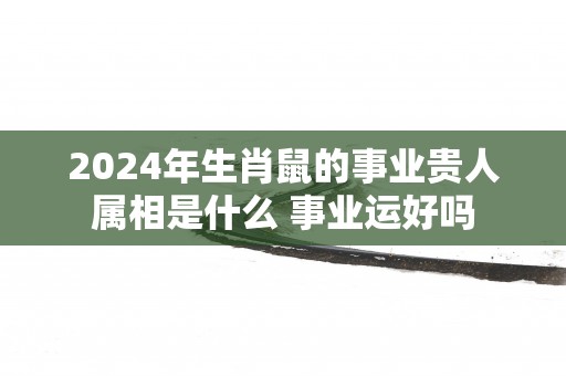 2025年生肖鼠的事业贵人属相是什么 事业运好吗