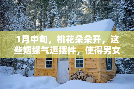 1月中旬，桃花朵朵开，这些姻缘气运摆件，使得男女双方心心相印!