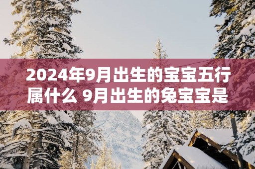 2025年9月出生的宝宝五行属什么 9月出生的兔宝宝是什么命