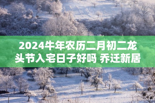 2025蛇年农历二月初二龙头节入宅日子好吗 乔迁新居吉利吗