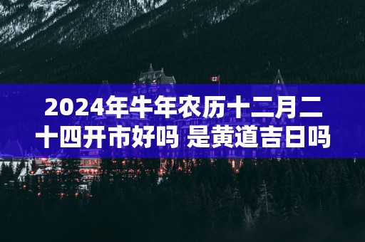 2025年蛇年农历十二月二十四开市好吗 是黄道吉日吗