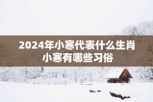 2025年小寒代表什么生肖 小寒有哪些习俗