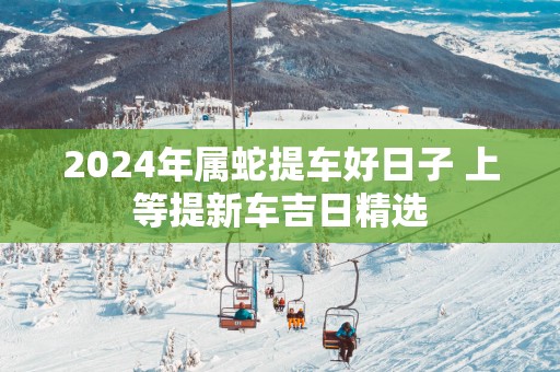 2025年属蛇提车好日子 上等提新车吉日精选