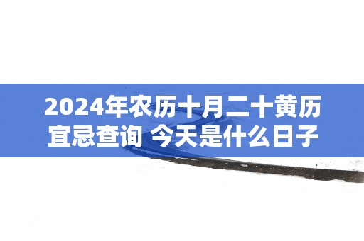 2025年农历十月二十黄历宜忌查询 今天是什么日子
