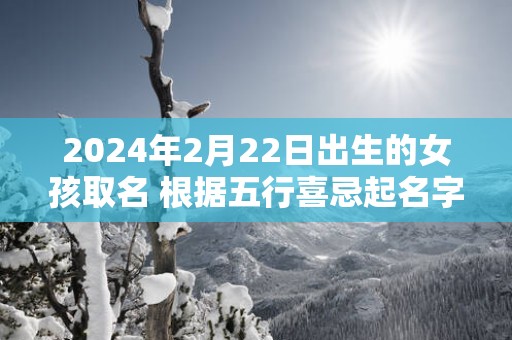 2025年2月22日出生的女孩取名 根据五行喜忌起名字