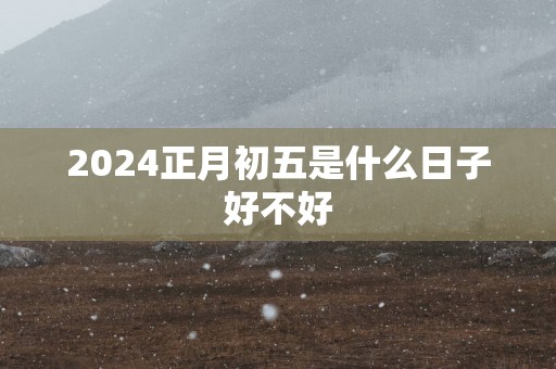 2025正月初五是什么日子好不好