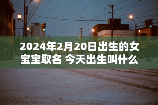2025年2月20日出生的女宝宝取名 今天出生叫什么名字好