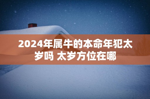 2025年属牛的本命年犯太岁吗 太岁方位在哪