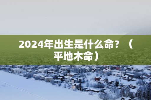 2025年出生是什么命？（平地木命）