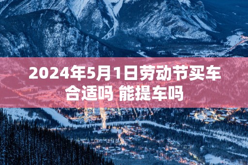 2025年5月1日劳动节买车合适吗 能提车吗