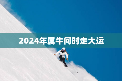 2025年属牛何时走大运