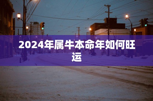 2025年属牛本命年如何旺运