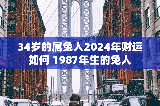 34岁的属兔人2025年财运如何 1987年生的兔人