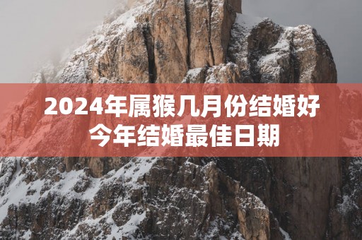 2025年属猴几月份结婚好 今年结婚最佳日期