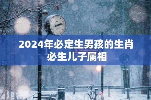 2025年必定生男孩的生肖 必生儿子属相
