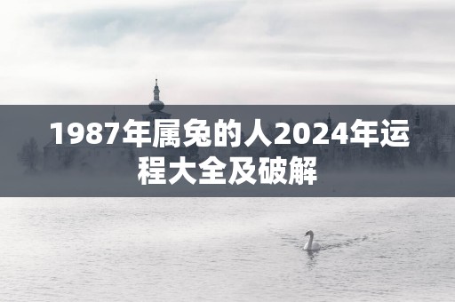 1987年属兔的人2025年运程大全及破解