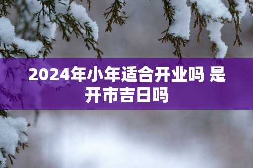 2025年小年适合开业吗 是开市吉日吗