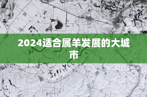 2025适合属羊发展的大城市