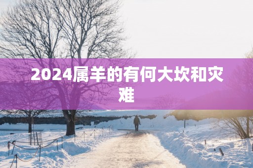 2025属羊的有何大坎和灾难