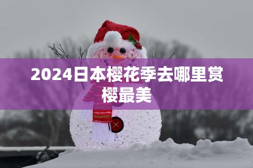 2025日本樱花季去哪里赏樱最美