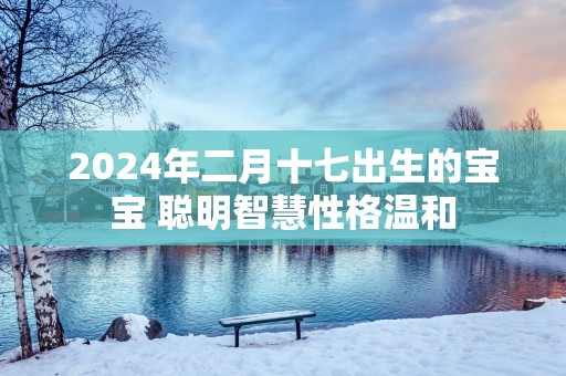 2024年二月十七出生的宝宝 聪明智慧性格温和