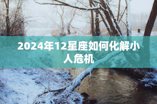 2025年12星座如何化解小人危机