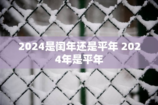 2025是闰年还是平年 2025年是平年
