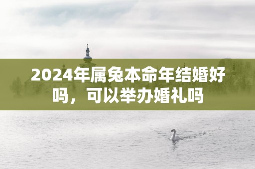 2025年属兔本命年结婚好吗，可以举办婚礼吗