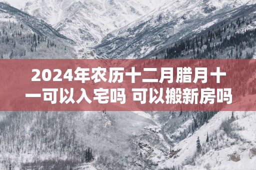 2025年农历十二月腊月十一可以入宅吗 可以搬新房吗