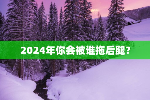 2025年你会被谁拖后腿？