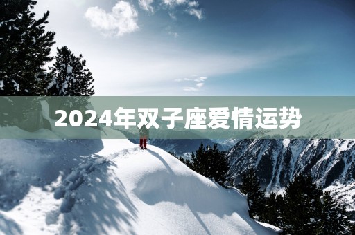 2025年双子座爱情运势