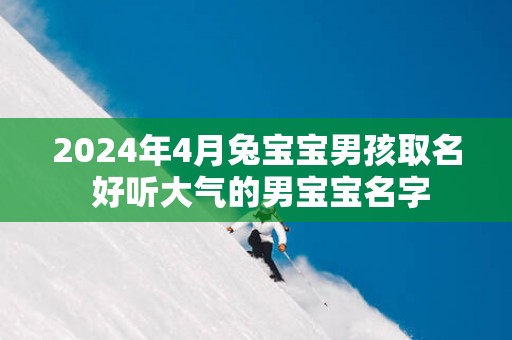 2025年4月兔宝宝男孩取名 好听大气的男宝宝名字