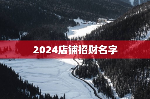 2024店铺招财名字