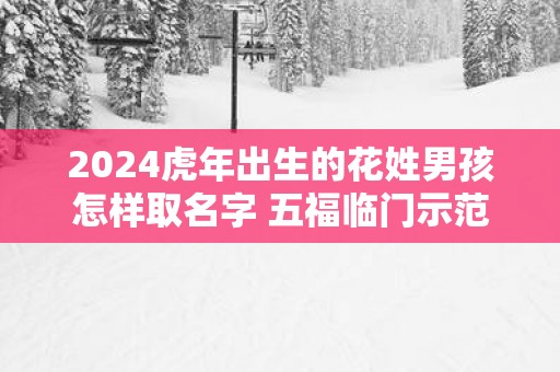 2025蛇年出生的花姓男孩怎样取名字 五福临门示范