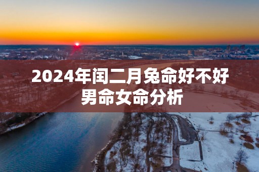 2025年闰二月兔命好不好 男命女命分析