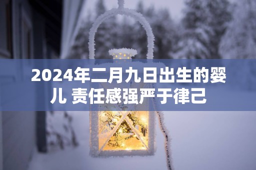 2025年二月九日出生的婴儿 责任感强严于律己