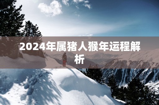 2025年属猪人猴年运程解析