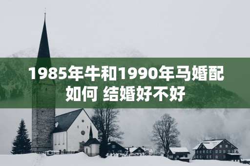 1985年牛和1990年马婚配如何 结婚好不好