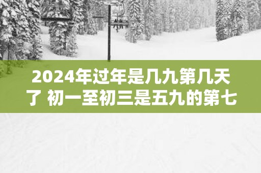 2025年过年是几九第几天了 初一至初三是五九的第七至第九天