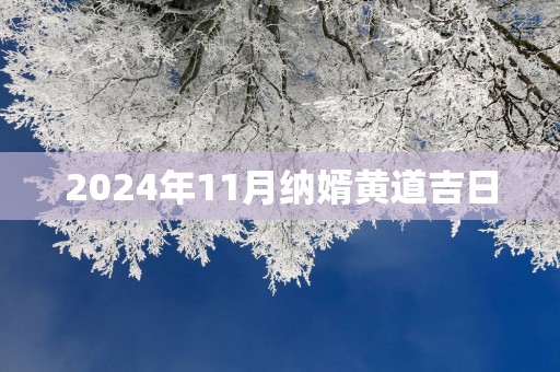2025年11月纳婿黄道吉日