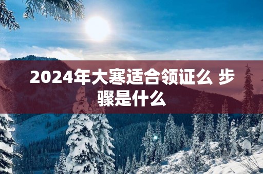 2025年大寒适合领证么 步骤是什么