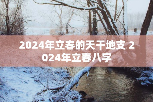 2025年立春的天干地支 2025年立春八字