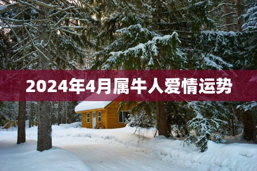2025年4月属牛人爱情运势
